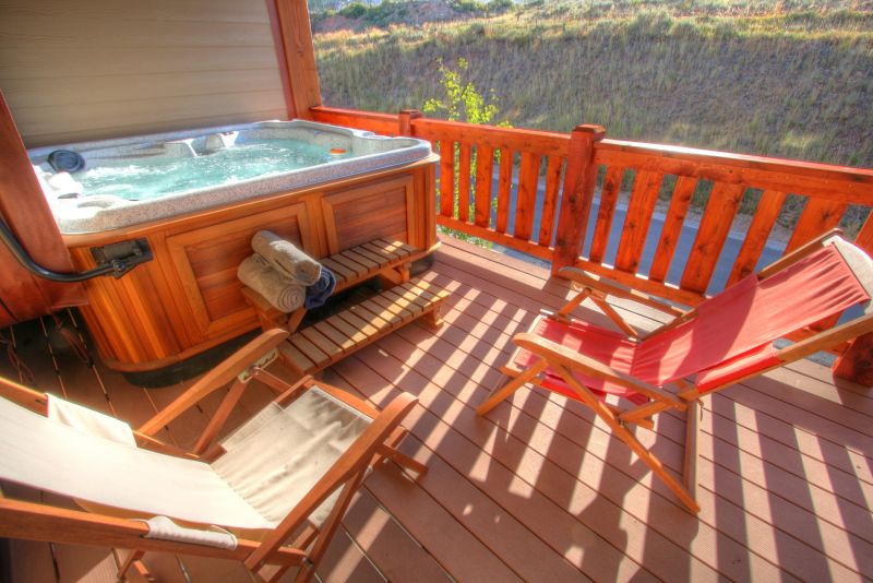 Luxury Hot Tub Setup